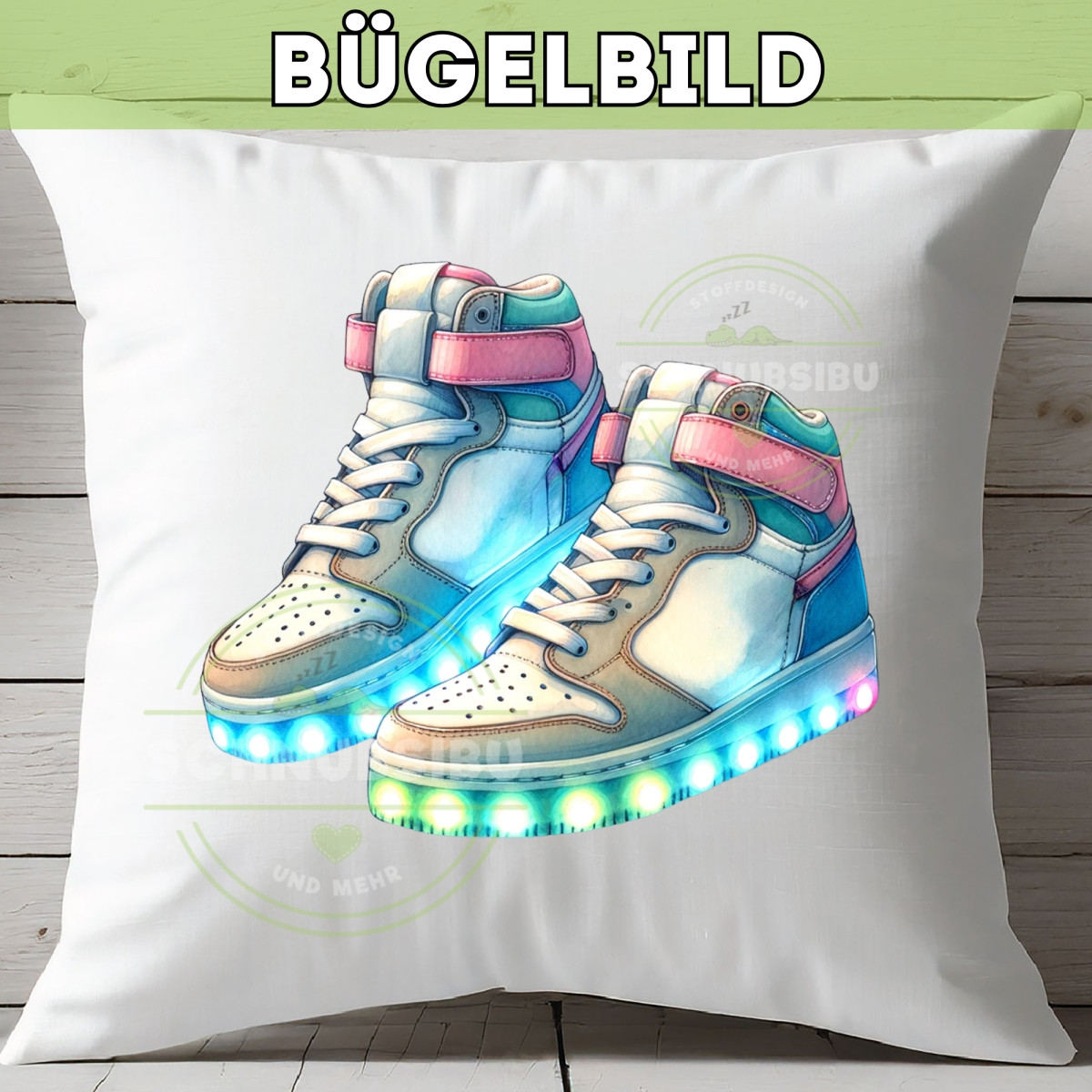Bügelbild Retro